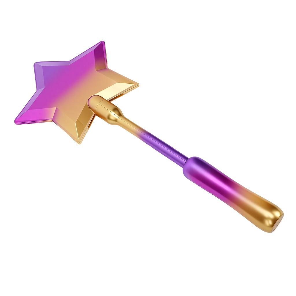 3D Printed Credit Card Wand Holder Star Topper Tap to Pay Wand for Easy Checkout Fun Gifts Gold Purple