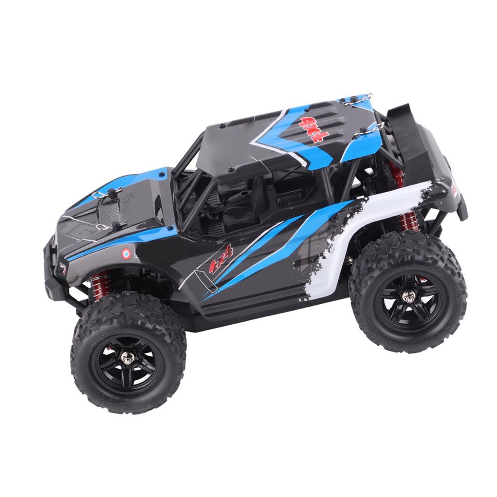 4 Wheel Drive 1 18 2.4G Remote Control Racing Car RC Model Toy (Blue)