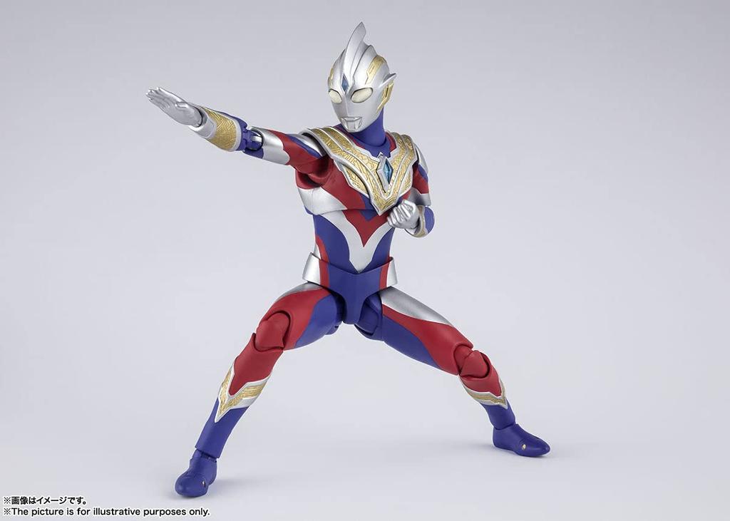 TAMASHII NATIONS Ultraman Trigger Multi Type 150mm malovaná pohyblivá figurka SHFiguarts cca. PVC a ABS