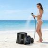 Easy To Carry Outdoor Shower With 20L Water Bag And 5 Stage Rechargeable Battery For Camping Hiking Beach