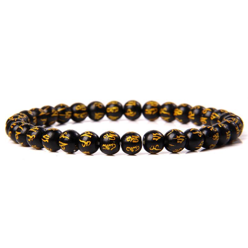 Bracelet en pierre naturelle pour femme: Œil de chat, aventurine verte, pierre volcanique, lapis-lazuli, perles, 6 mm