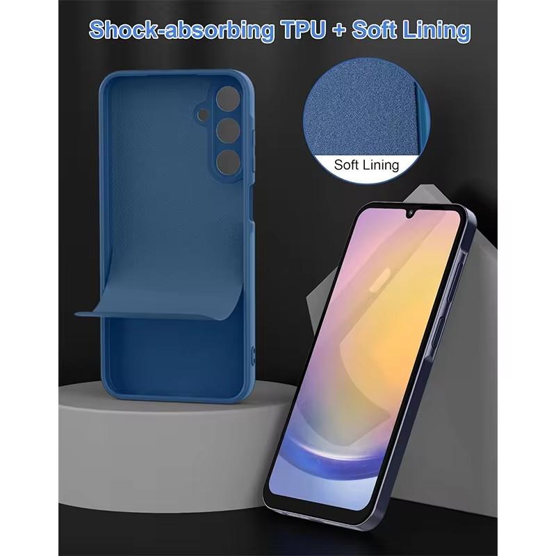 Für Samsung A55 Hülle Luxus Original Flüssigsilikon Handyhüllen Für Samsung Galaxy A54 A55 5G Samsung A55 Stoßfest Weiche Hülle