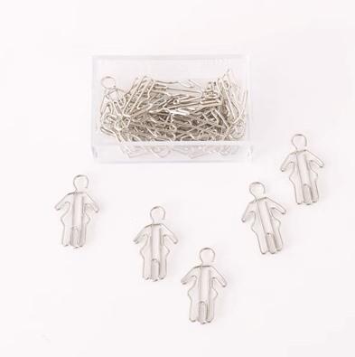 20PCS Knife and Fork Styled Paper Clips Creative Cute Paper Clips Large Decorative Bookmark Storage