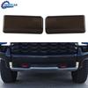 Smoked Front Fog Light Lamp Cover Trim Panel Guard For Chevy Silverado -2025