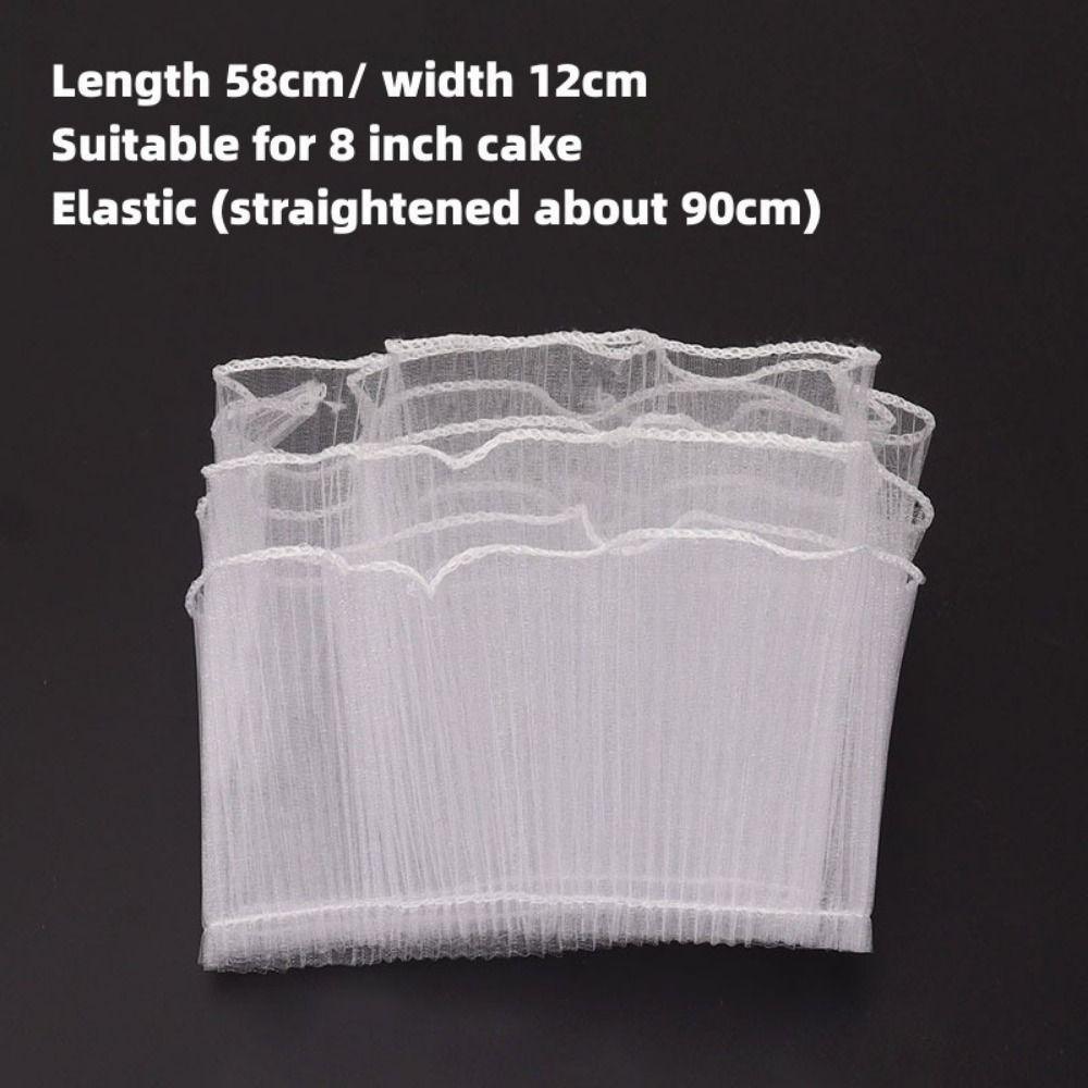 1Pcs Surrounding Edge Wave Yarn Lace Mesh  For Mother's Day Thanksgiving Birthday