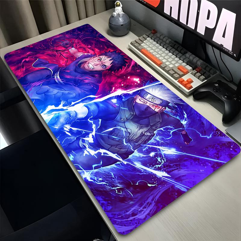 Mouse Pad Nnaruto Obito Uchiha Desk Mat Black And White Anime Mouse Mat Notbook Keyboard Pad Alfombrilla Esports Game Mousepad