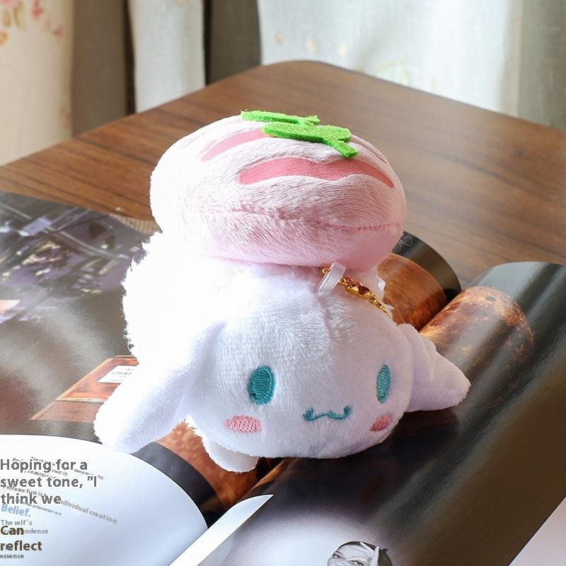 

Милый плюшевый брелок Sanrio, мультяшная мягкая кукла, подвеска, шарм для сумки, украшение для рюкзака, подарки на день рождения для ребенка