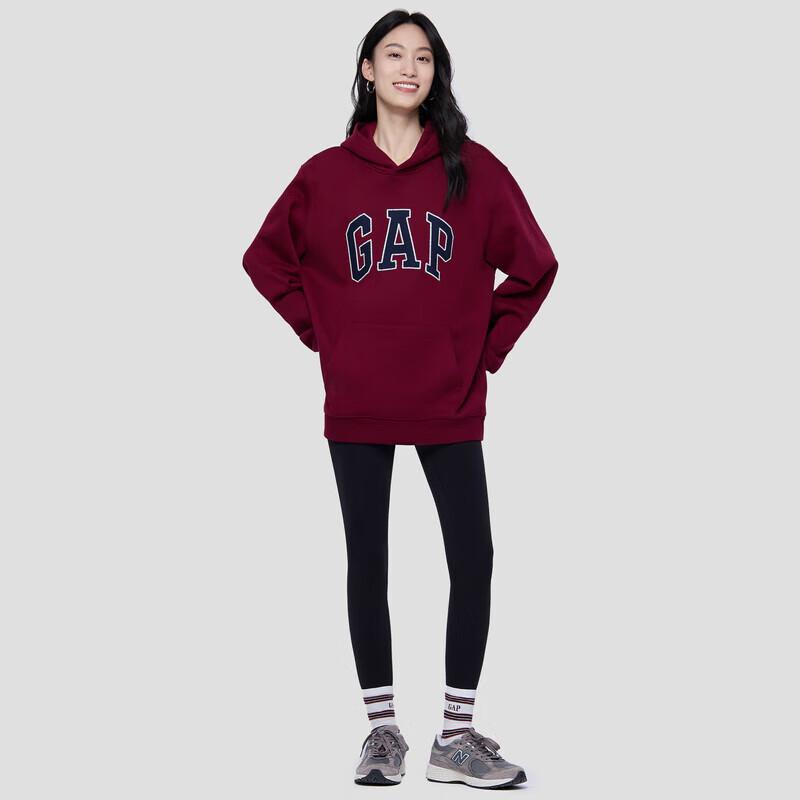 Gap Unisex Heavyweight Fleece Logo Hooded Sweatshirt
