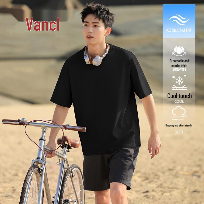 VANCL Men s Ice Silk Short-Sleeve T-Shirt L