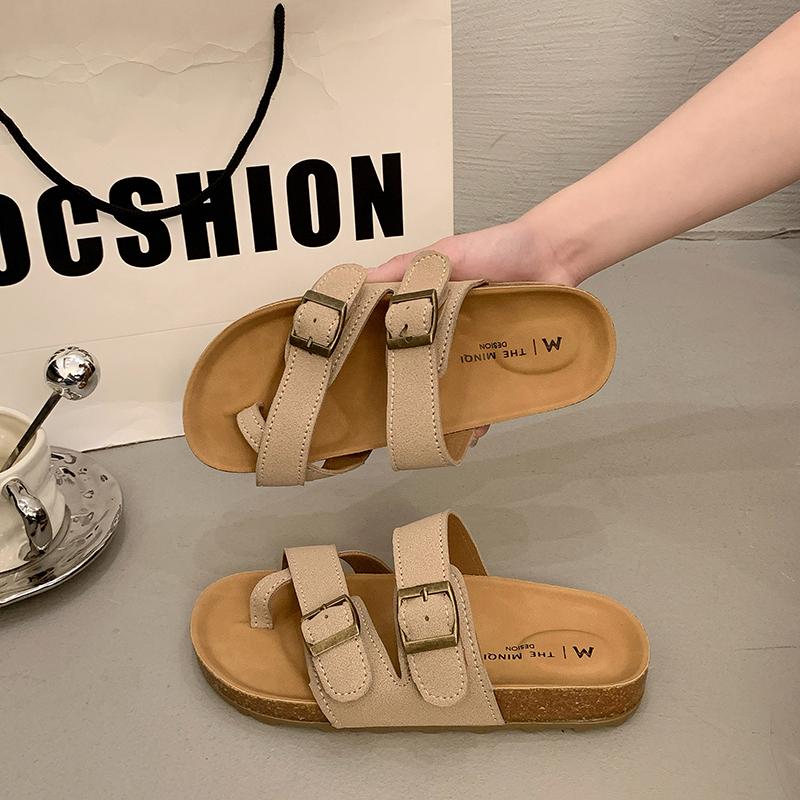 Mode Plateau Flip Flops Hausschuhe Damen Flache Sandalen Slipper Schuhe Frau Sommer 2025 Trend Strand Zehensteg Lässig Komfort Mujer Pantoletten