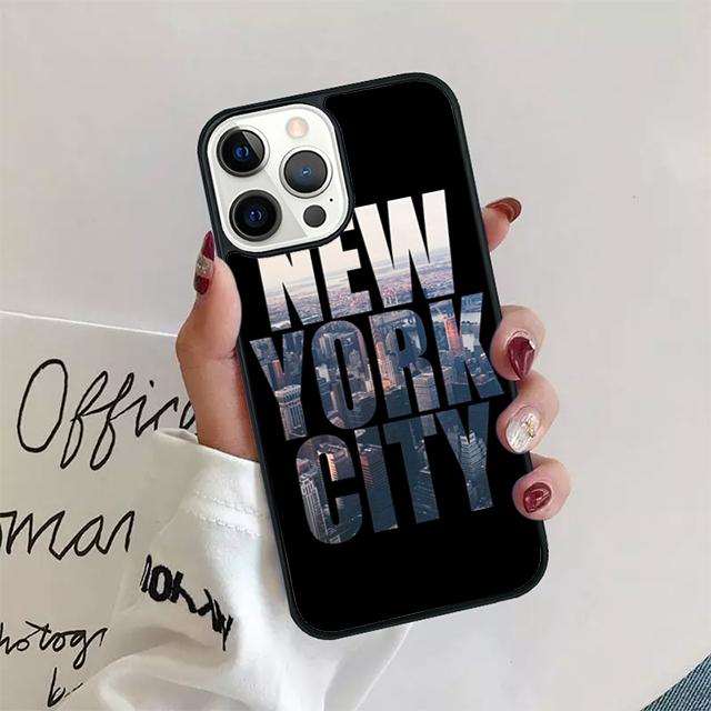 NEW YORK AMERICAN CITY Coque Shell For iPhone 17 Air 15 16e 14 13 12 Pro Max 11 Pro Max Plus Phone Case Cover