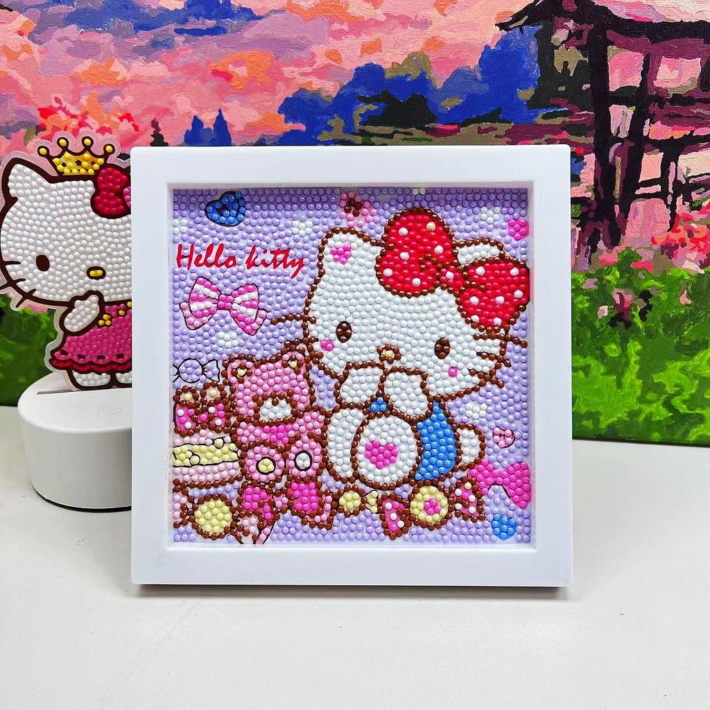 Free Shipping/Cartoon Diamond Painting Children'S Gift Handmade Cross Stitch Framed Diy Bedroom Sticker