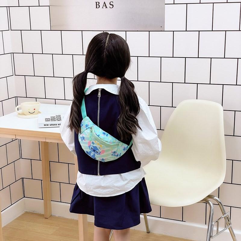 Printed Shoulder Crossbody Chest Bag Anime Pattern Children Cartoon Gift