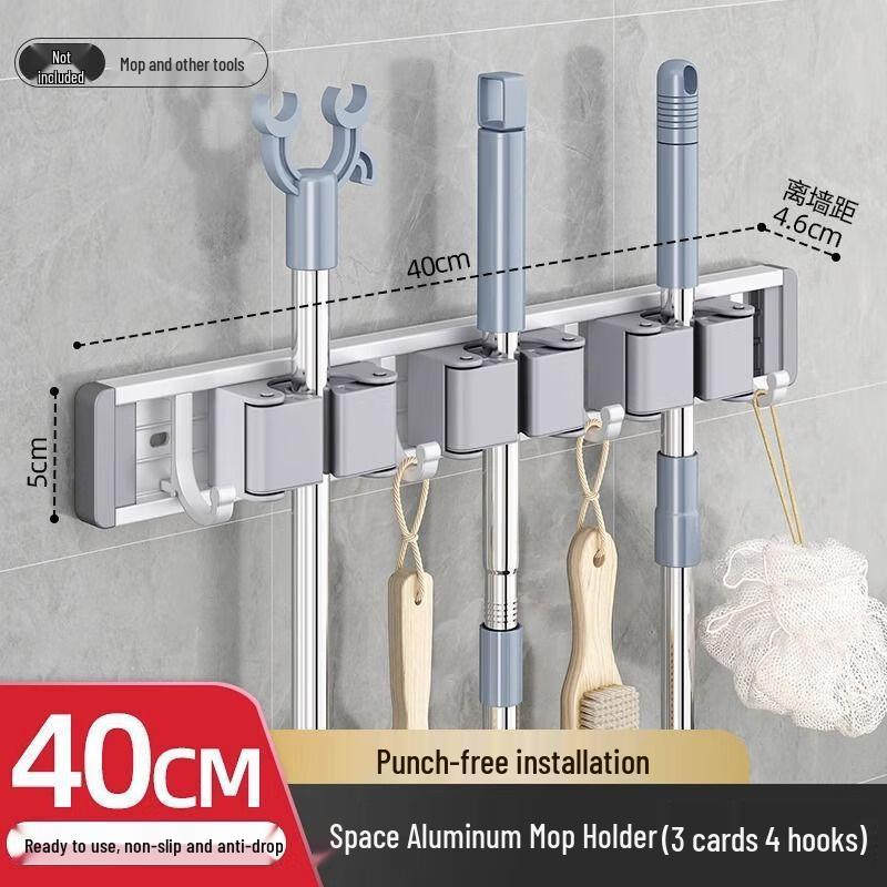 Changbaosen Держатель для швабры и метлы без сверления