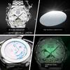 OLEVS Brand Multi-functional Men's Watch Luminous Waterproof Automatic Mechanical Watch Men's Watch