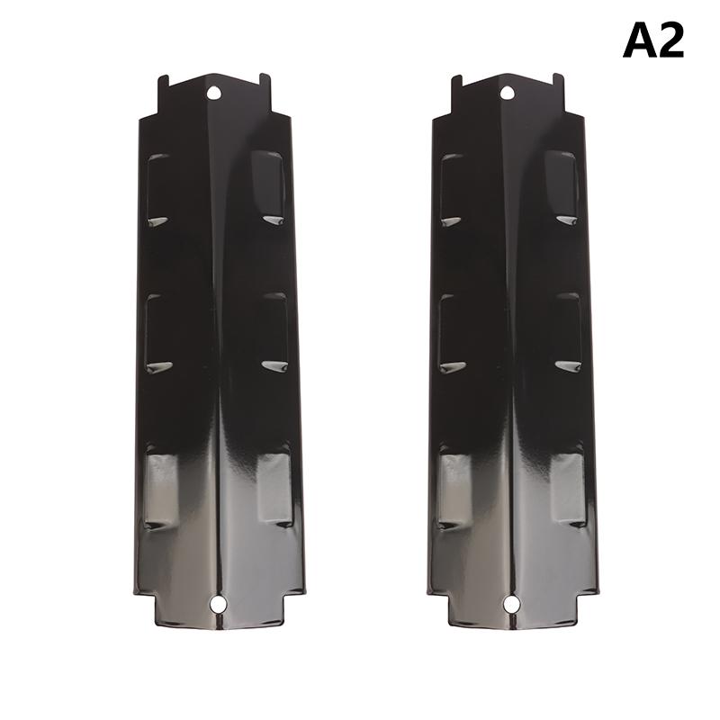 

1/2Pcs Grill Heat Tents Stainless Steel Universal Grill Heat Tents For Gas Grill Burners Cover Flame Tamers Replacements as the picture