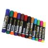 12Pcs Permanent Markers Dry Quickly Waterproof Bright Colors Fade Resistant Marker Pen Set for Painting Graffiti