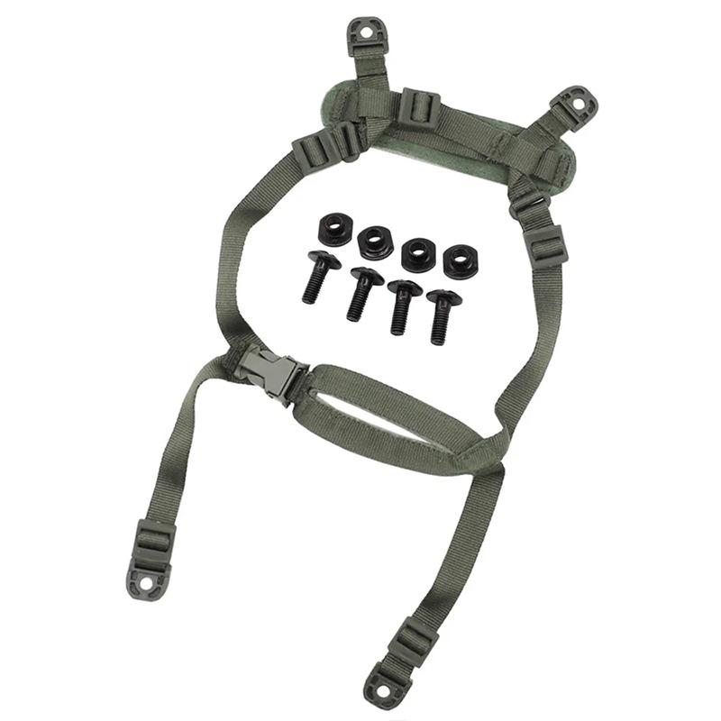 Tactical 4-Point Helmet Liner System for MICH/FAST/M88 Helmets