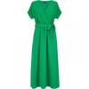 Womens/Ladies V Neck Kimono Sleeve Wrap Dress