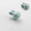 Solid Metal Thread Rabbit Knobs Rounded Soft Edges Cabinet Knobs  Kids Room