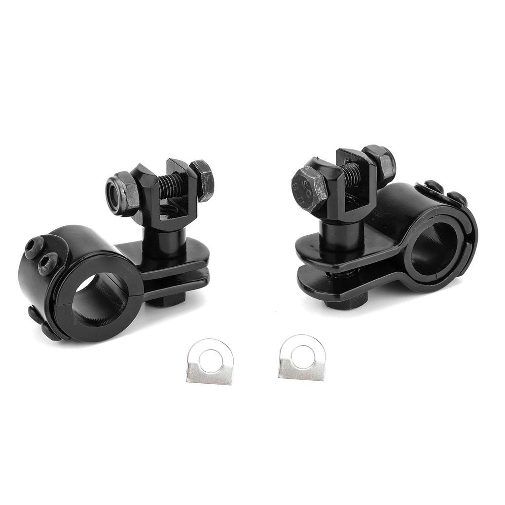 Motorcycle Foot Peg Mount Clamps 1" ~ 1-1/4" Highway Engine Crash Bar For Dyna