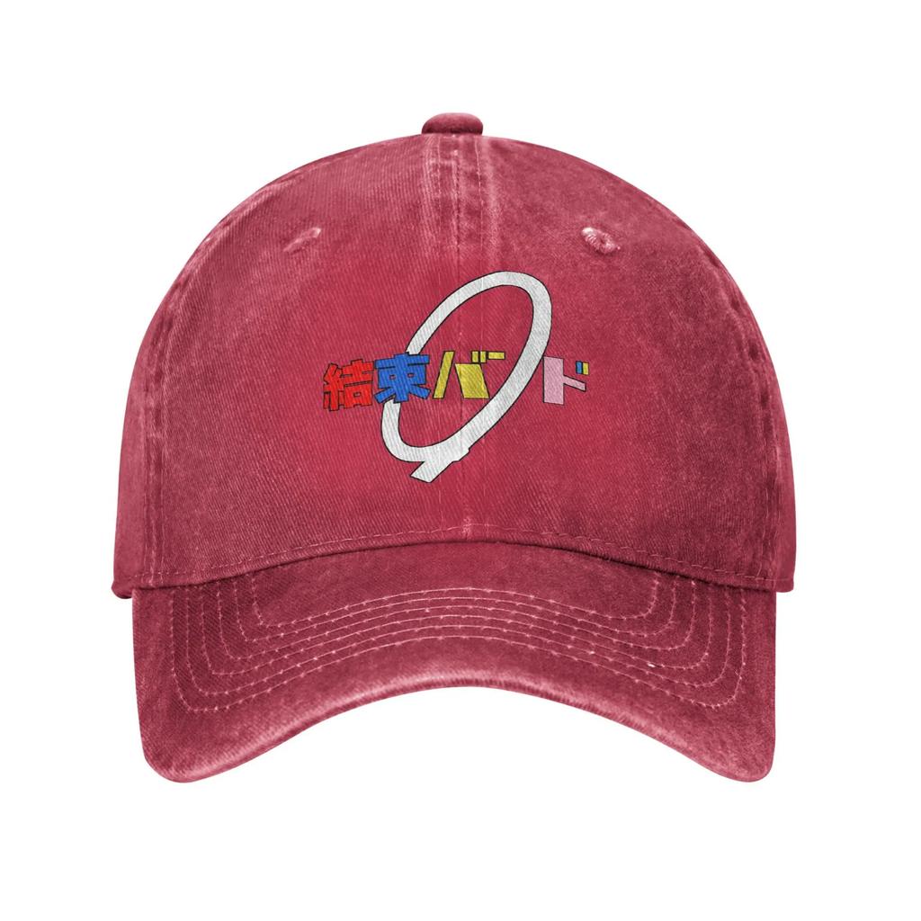 Summer Bocchi The Rock Baseball Cap Sun Japan Breathable Design Washed Trucker Hat Unisex Vintage Running Hippie Baseball Caps