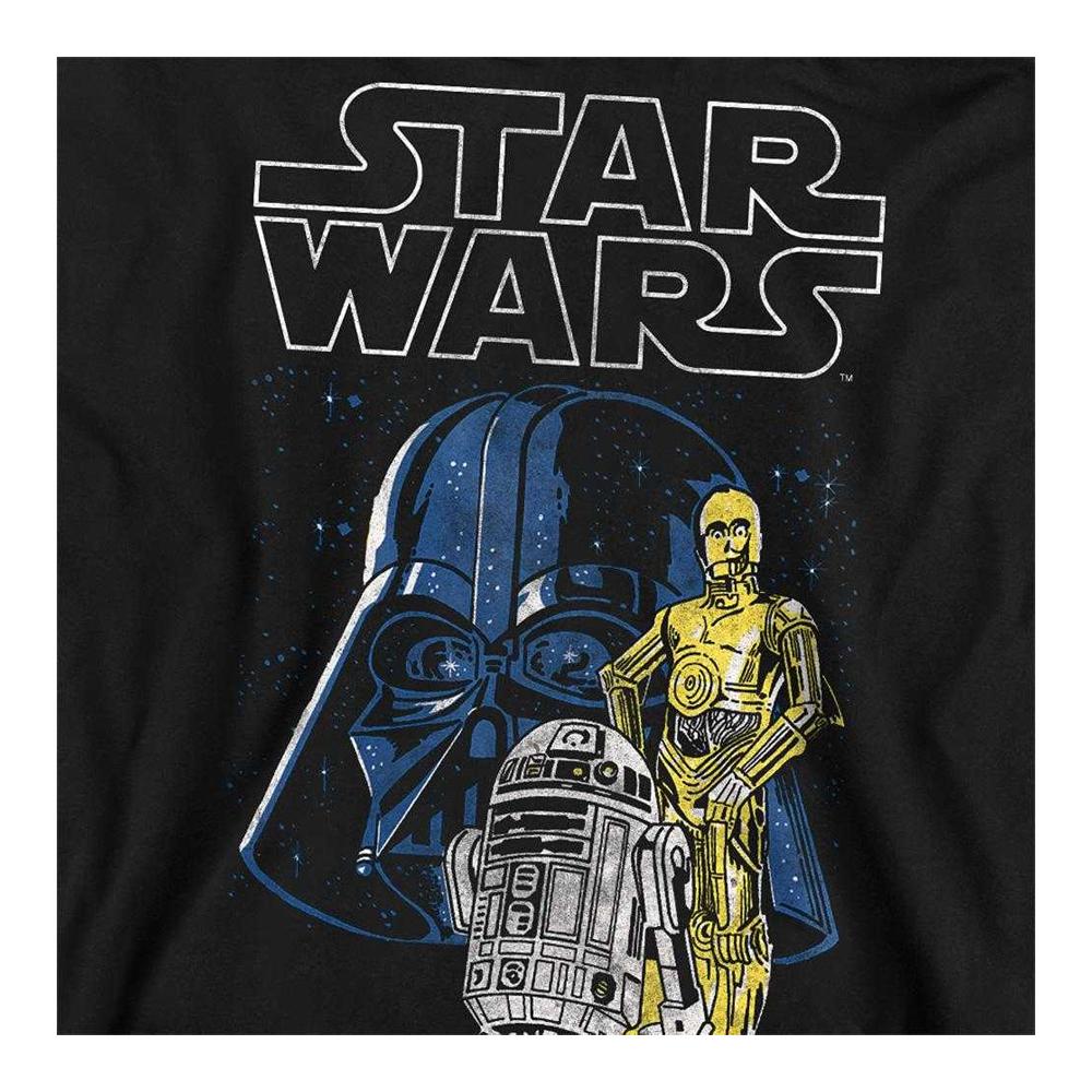 Star Wars Unisex Adult Vader And Droids Weave Long-Sleeved Sweatshirt
