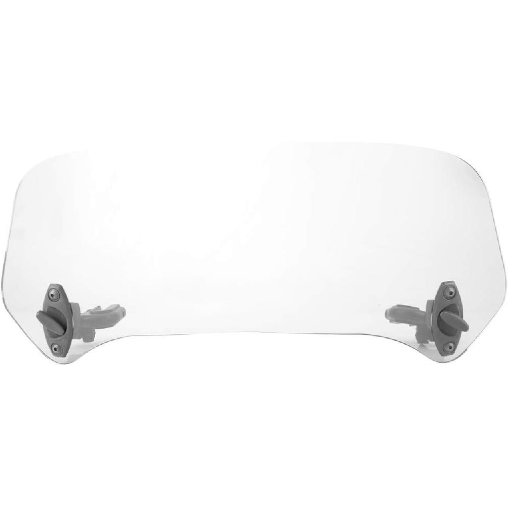 Akozon Deflector,Universal Motorcycle Windscreen Deflector Motorcycle Spoiler Windscreen Air Deflector (Smoked Small)