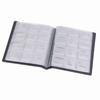 Coin Collection Album PVC Wear Resistant Lightweight Portable Coin Holder Book for Collectors Black