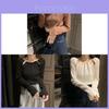 Maglione a Maglia Primaverile da Donna con Catena e Design a Rete per Uso Casual