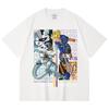 230 Gsm 100% Cotton Dragon Ball V50 Trunks Freeza Print Unisex Heavy Cotton T Shirt