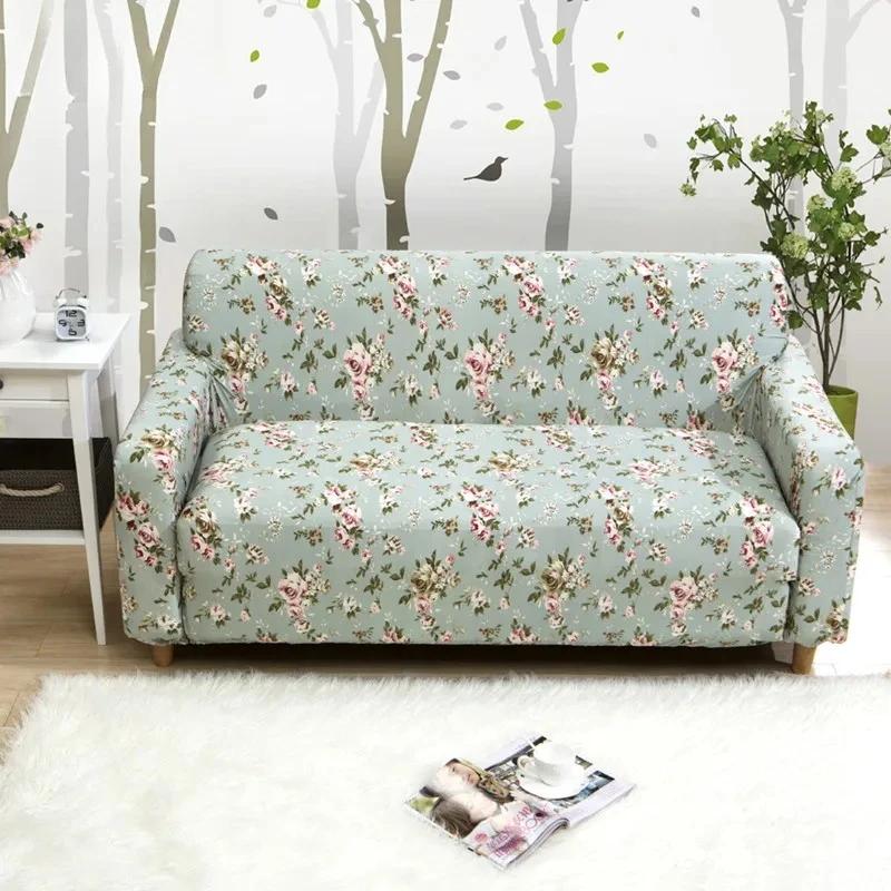 Armchair Anti-dust Furniture Protector Stretch Plaid Sofa Covers Fully-wrap Couch Chair Cover Elastic Sofa Cover for Living Room