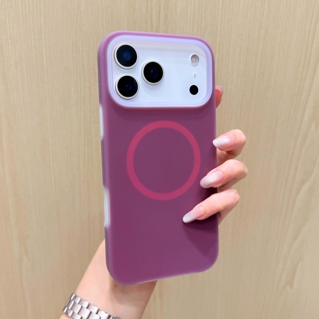 Frosted Jelly ForMagsafe Silicone Case ForiPhone 17 Air 16 15 14 13 12 11 Pro Max Fluorescent Color Magnetic Shockproof Cover