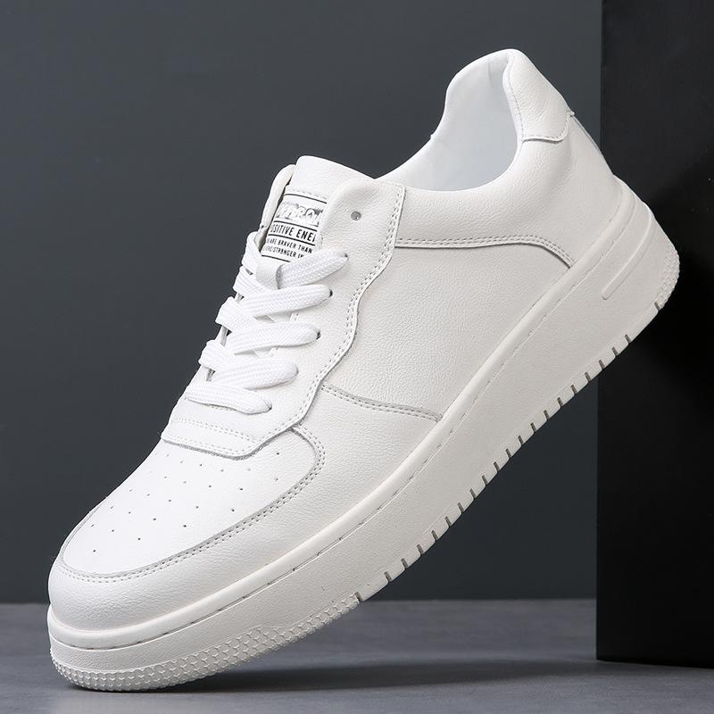 Air Force Herrenschuhe Nein. 1 2025 Frühling Neue Leder Kleine Weiße Schuhe Herren Trend Atmungsaktive Herren Sport- und Freizeit Board Schuhe
