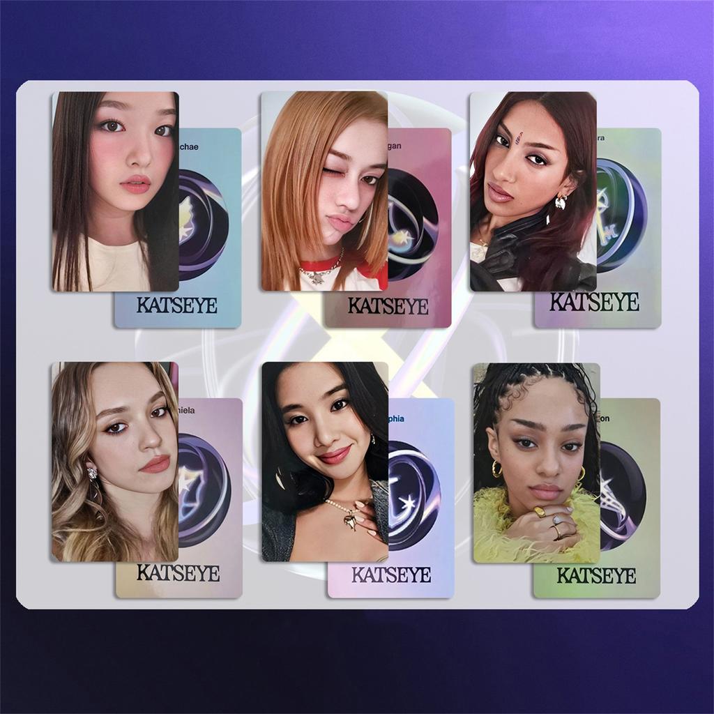 Girl Group Peripheral Accessories Girl Group Group Peripheral 6 Pcs Peripheral Card