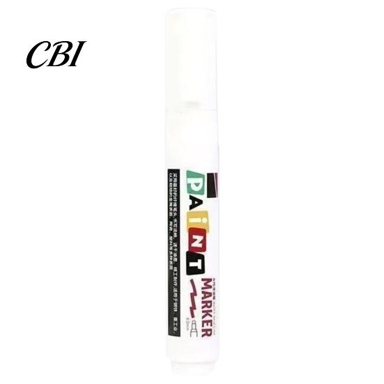 Stahl- und Steinmarker 12 Farben Flachspitzer Farbstift, Ölbasierter Breitstift für Metall Reifen Glas Keramik Leder, Wasserdicht Schnelltrocknend Touch