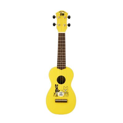 ANueNue Barevná žlutá Sopránová Ukulele aNN-U900