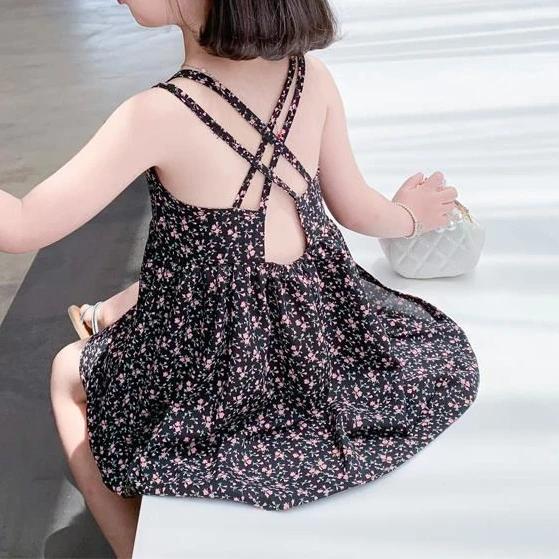 Baby Girls' Dress Summer Chiffon Floral Princess Dresses Cute Kids Sundresses Children's Clothing