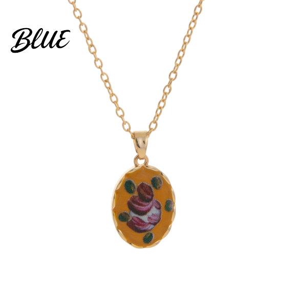 Comfortable Everyday Necklace Vintage Floral Pendant Necklace Women Boho Charm