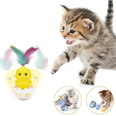 Kedi Interaktif Oyuncak Tüy Pet Bumbler Komik Oyuncak Interaktif Kediler Oyuncaklar Kedi Haddeleme Teaser Tüy Değnek Oyuncaklar Dönen Top