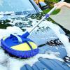 Microfiber Car Brush Wash Mop Mitt Extendable Handle Vehicle Washing G8S3 W4G2