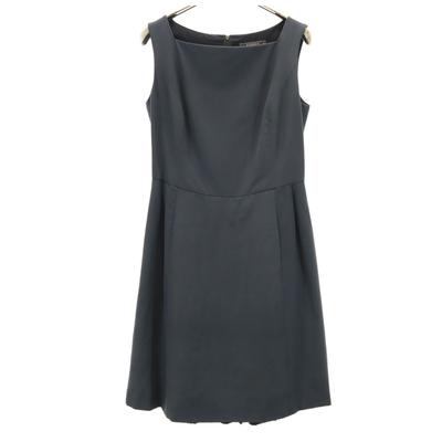 FOXEY Fabriqué au Japon Mélange de soie Sans manches pièce unique 40 Gris anthracite Femmes Occasion