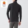Gunze Inner Nikkei Trendy 2024 Hit Ranking Acedron Warm for Size L Tops, #14, [Fire Acedron] Medium-weight Long-Sleeve Turtleneck, Winter, Men's,