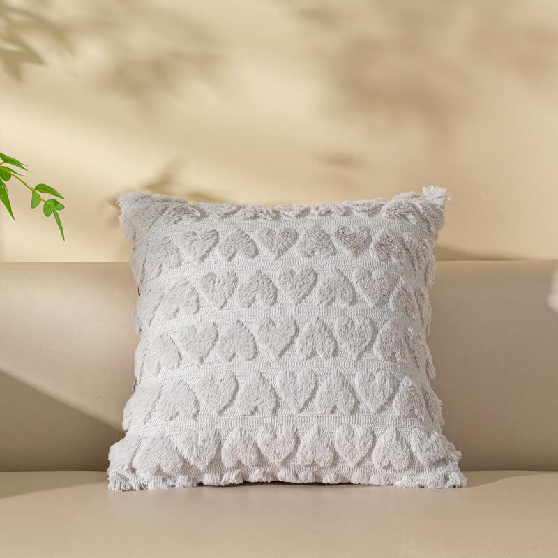 

Уютная плюшевая подушка на осень и зиму - современный простой дизайн для дивана или гостиной 45*45cm Single-sided Cushion Cover