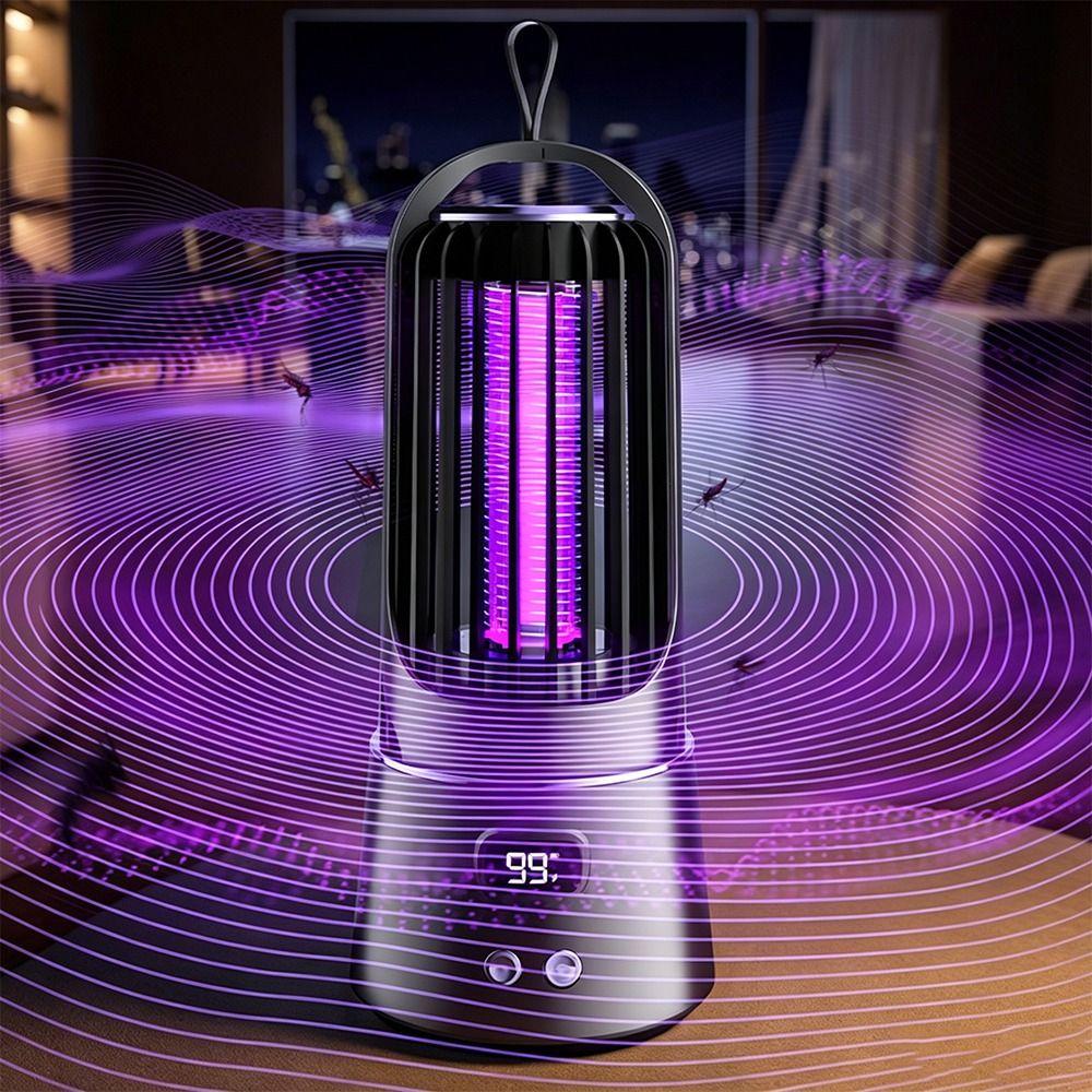 Powerful Silent Bug Killer Electric Shock Mosquito Trap Light Mosquito Zapper Lamp  Patio