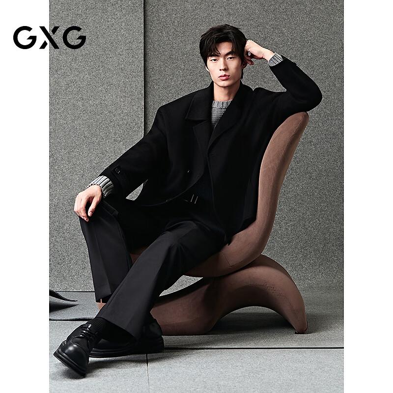 

GXG Мужское классическое двубортное короткое пальто-куртка с лацканами 2XL