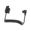 D-TAP One-to-Three Power Cable with Digital Display, B-Type Anton V-Mount Camera Battery Power Converter Cable
