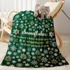 Winter Wonderland Snowman Flannel Blanket-Soft and Suitable for Sofas,Beds,Offices,Travel,All Seasons,Great Gift for Holidays and Birthdays.