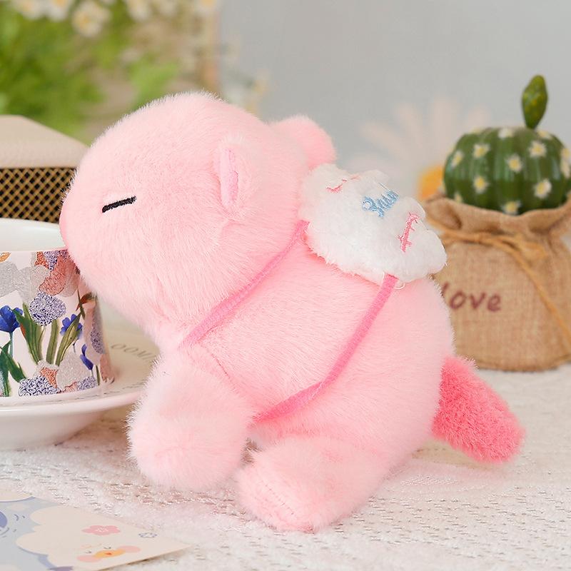 Cute cute capybara popping circle plush toy doll little fox doll bracelet children's soothing doll