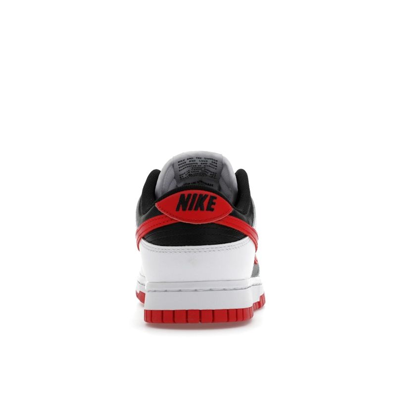 Nike Dunk Low White Black Red Unisex Sneakers University-Red FD9762-061